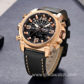 SMAEL 6012 Fashion Brand Watch Men Leather Sport